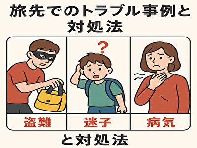 【保存版】旅先で起こりやすいトラブル事例とその対処法｜盗難・迷子・病気に備える完全ガイド