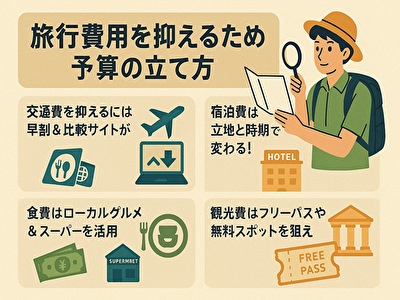 知らなきゃ損！旅行費用を大幅に抑える予算の立て方完全ガイド
