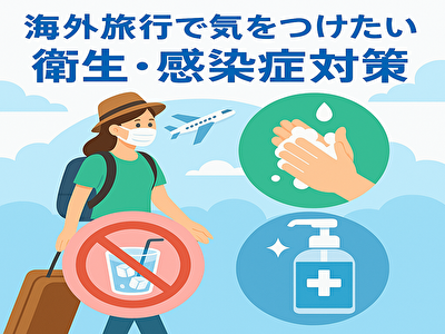 海外旅行で絶対に知っておきたい！現地で役立つ衛生＆感染症対策マニュアル