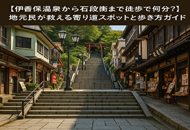伊香保温泉 から 石段街 徒歩で何分？地元民が教える寄り道スポットと歩き方ガイド