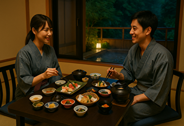 【伊香保温泉】カップルで静かに部屋食できる宿5選｜ゆっくり過ごしたい2人に
