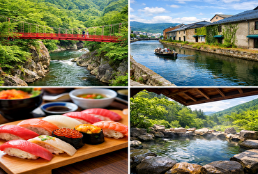 札幌近郊で完結 夏の定山渓温泉×小樽朝里川温泉2泊3日モデルコース｜渓谷×海×グルメを満喫する王道プラン