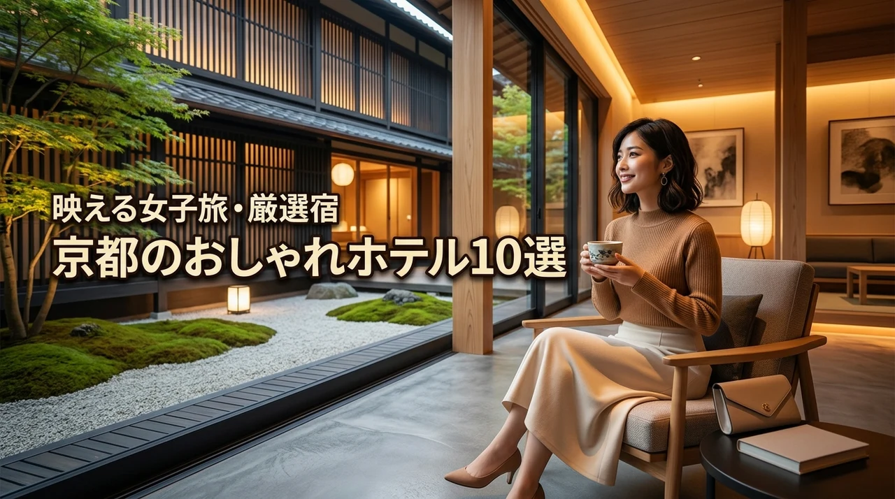 【保存版】京都の女子旅はホテルもおしゃれに！写真映え間違いなしの厳選宿10選