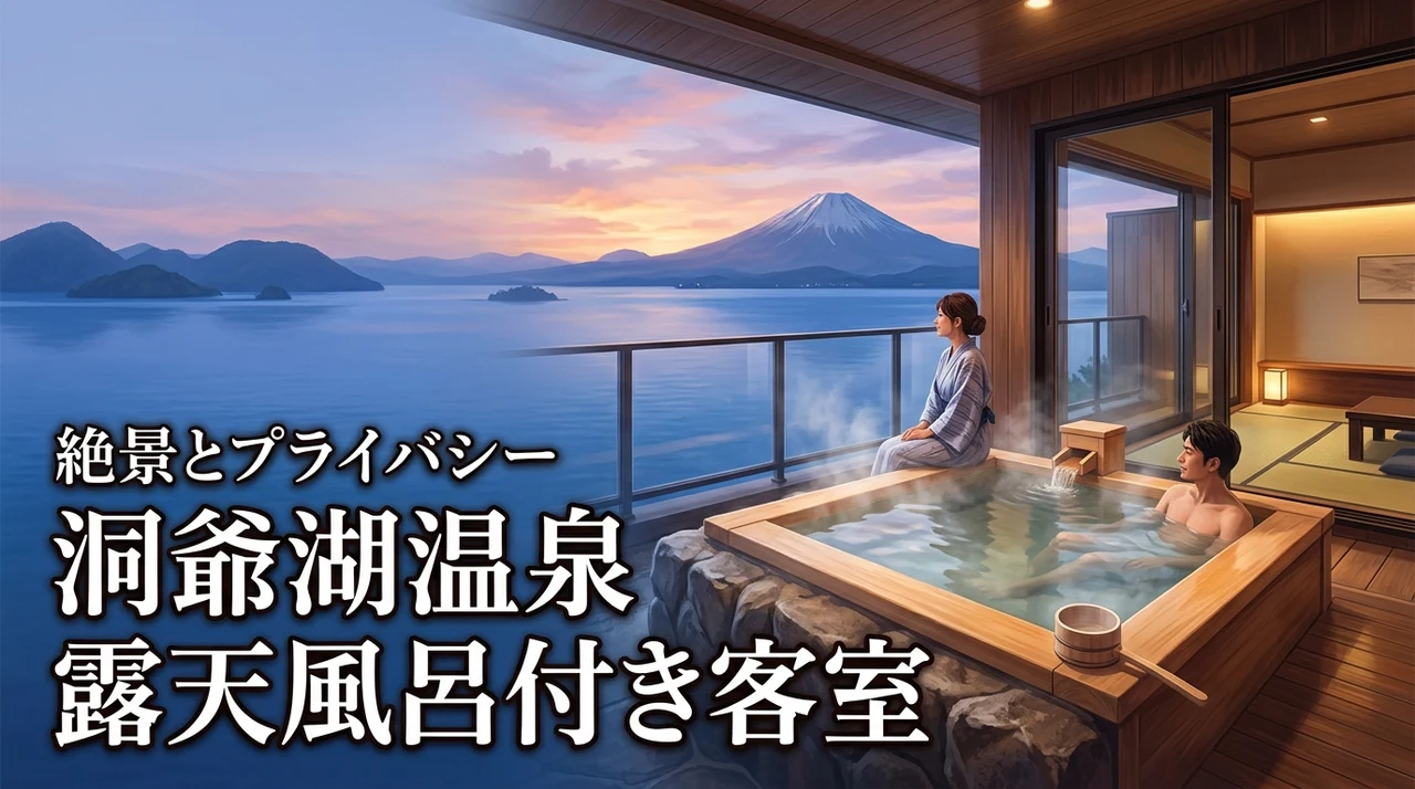 【保存版】洞爺湖温泉の露天風呂付き客室ならここ！絶景とプライバシーを両立する宿