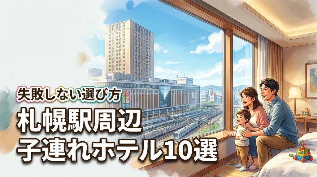 札幌駅周辺で子連れにおすすめのホテル10選！家族旅行で失敗しない選び方