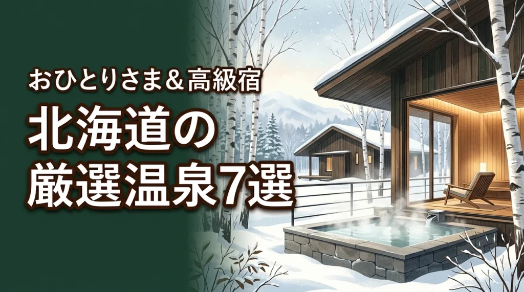北海道の温泉でおひとりさま専用宿や高級宿に行ってみた！おすすめの厳選宿7選