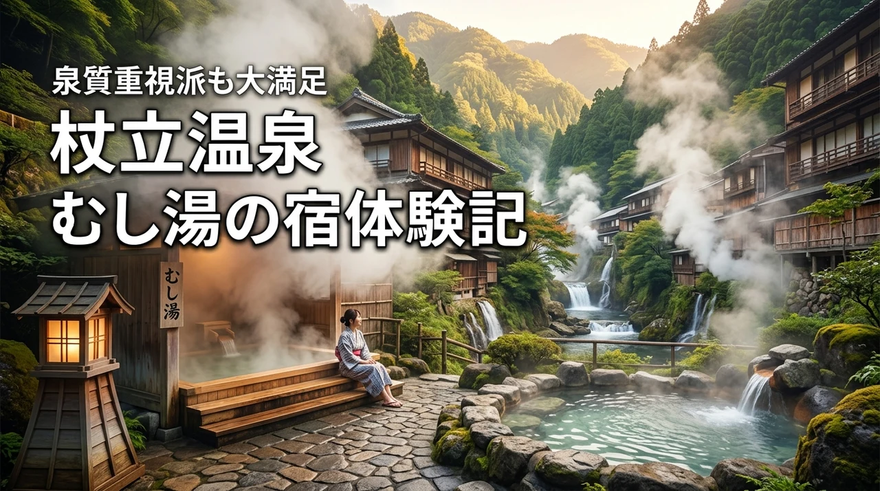 杖立温泉でむし湯がある源泉かけ流しの宿へ行ってみた！泉質重視派も満足の体験記