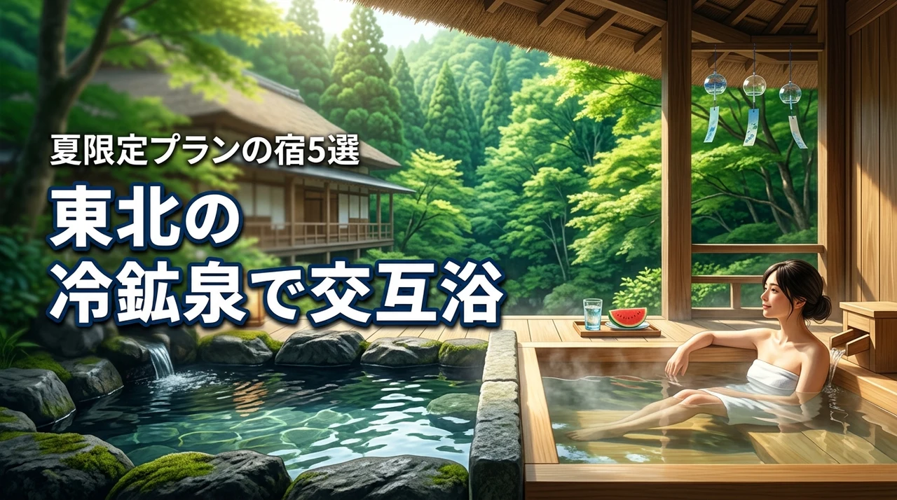 東北の冷鉱泉で交互浴！夏限定プランがある宿5選