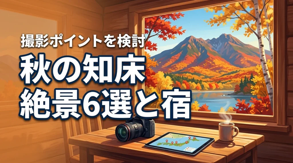 知床の撮影ポイントと宿を秋に計画中？検討してみた結果と絶景6選