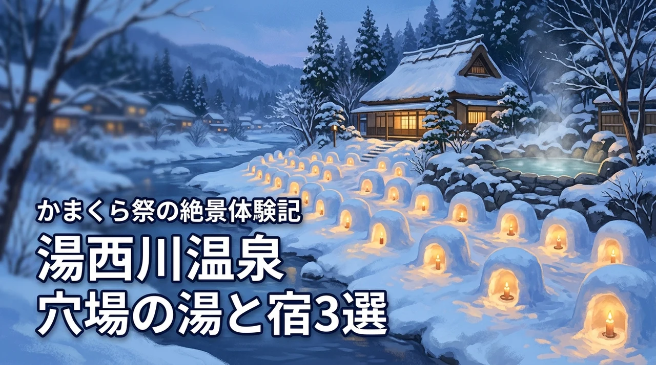 湯西川温泉の平家穴場の湯と宿3選！かまくら祭の体験記で冬の絶景を満喫する方法